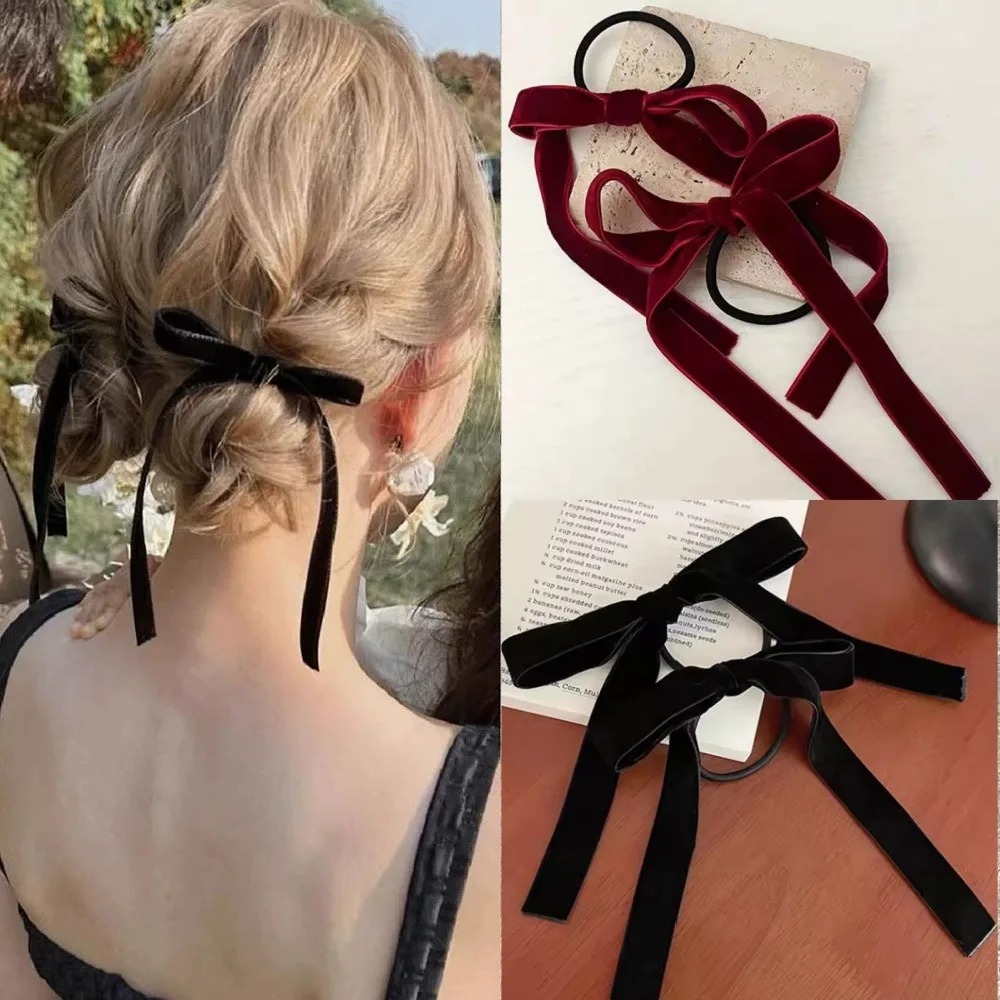 Hair Tie Velvet - 2 Laços de Cabelo de Veludo