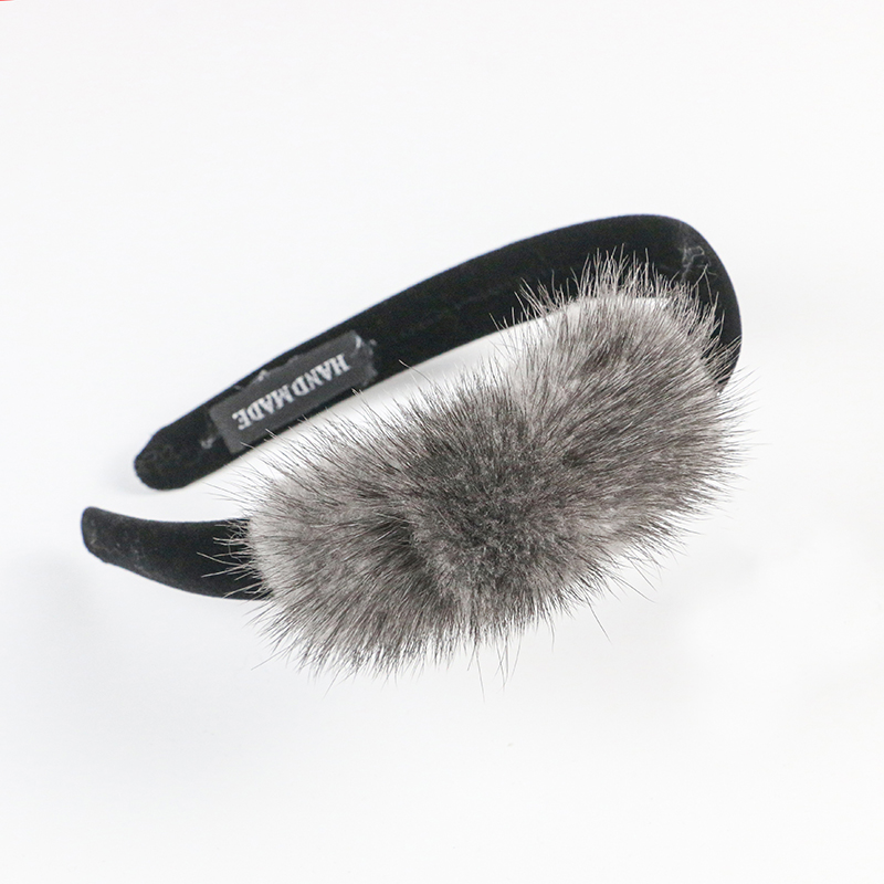 Women'S Vanity Accessories - Faixas de Cabelo de Visom Genuíno