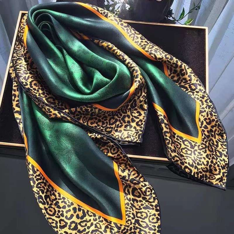 Accessories Brand For Women - [BYSIFA] Novo lenço de seda verde