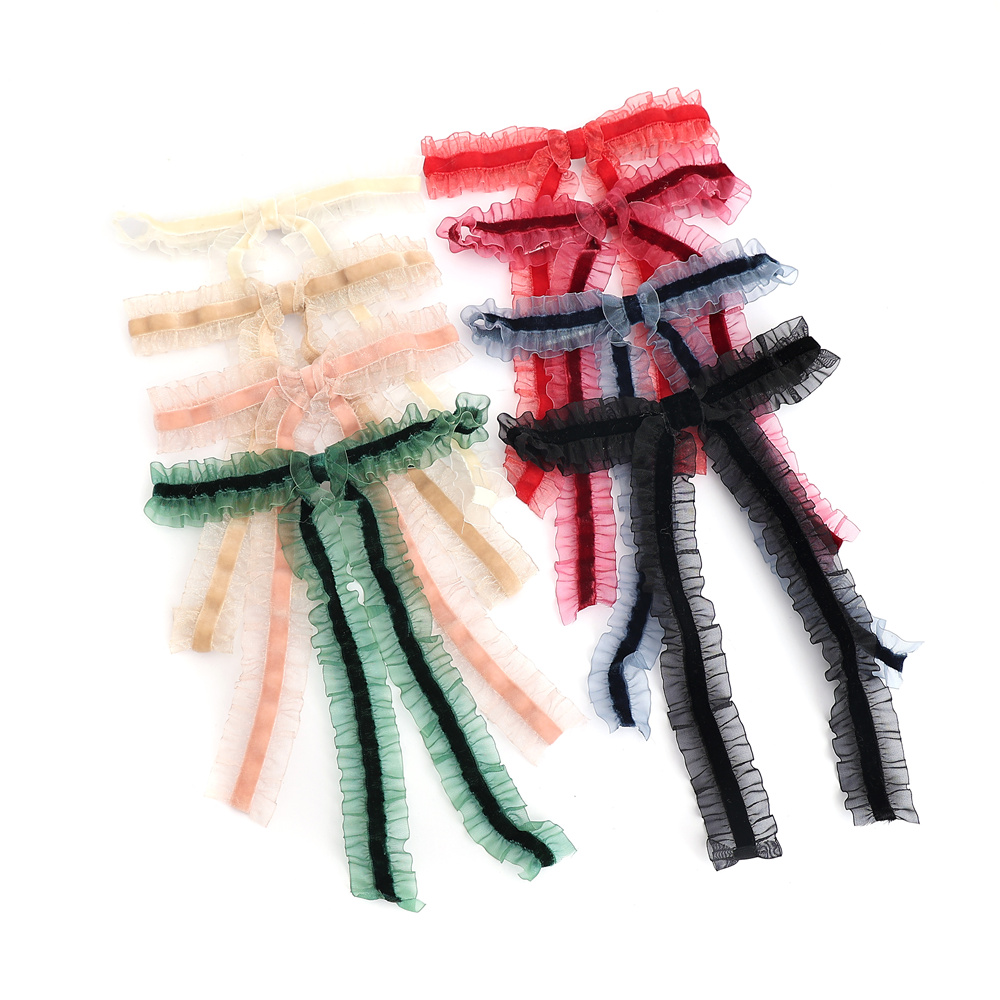 Ruffle Velvet Headband feminin - Hair Tie Velvet avaliação e preço