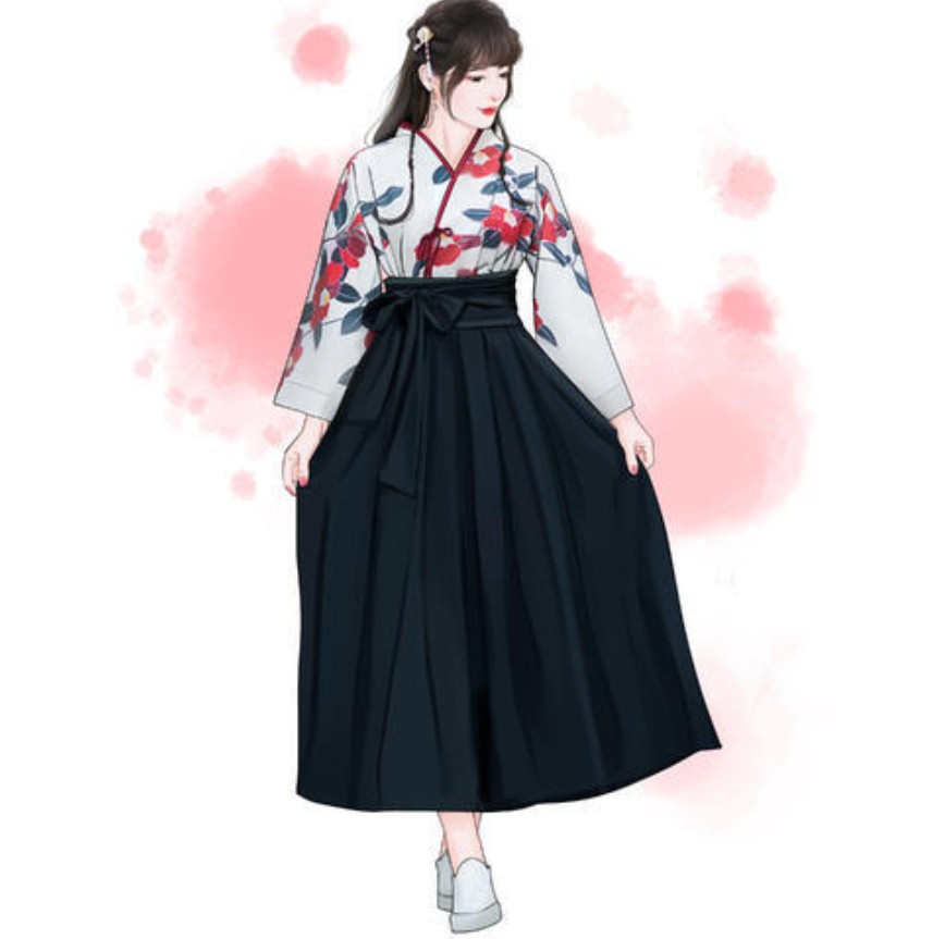 Kimono sakura menina estilo ja - Women'S Kimono Accessories avaliação e preço