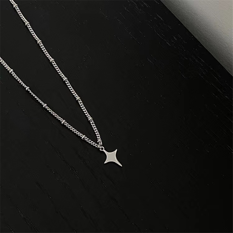 Kpop goth prata cor estrela pi - Women'S Emo Accessories avaliação e preço