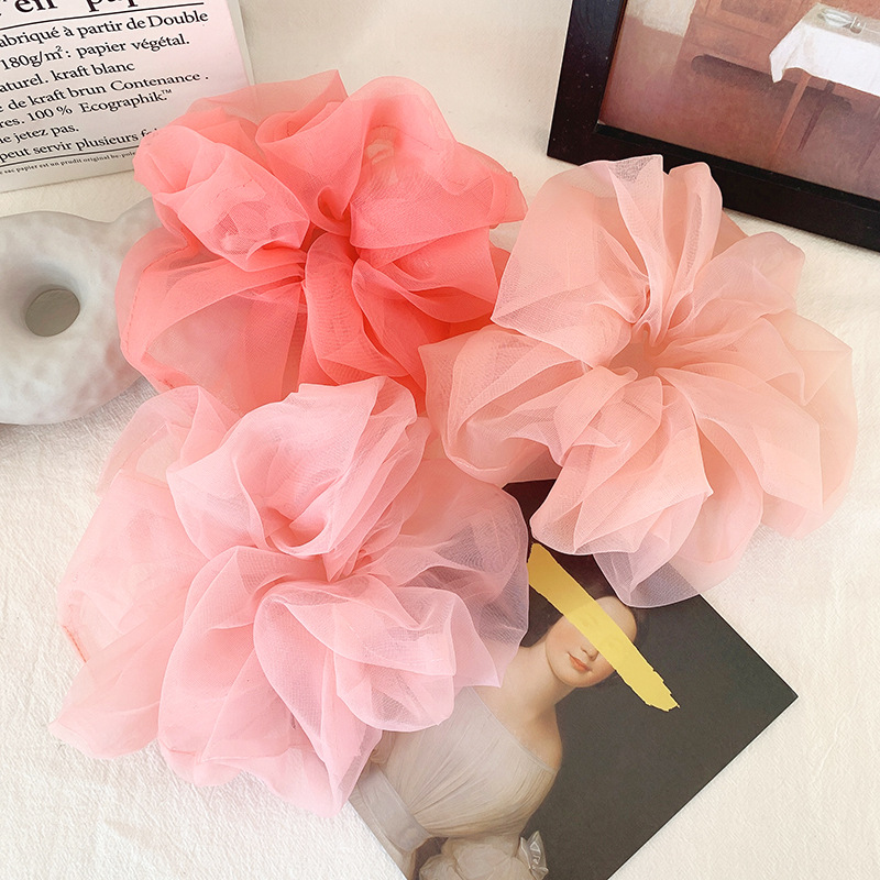 2022 verão organza scrunchies  - Hair Tie Velvet avaliação e preço