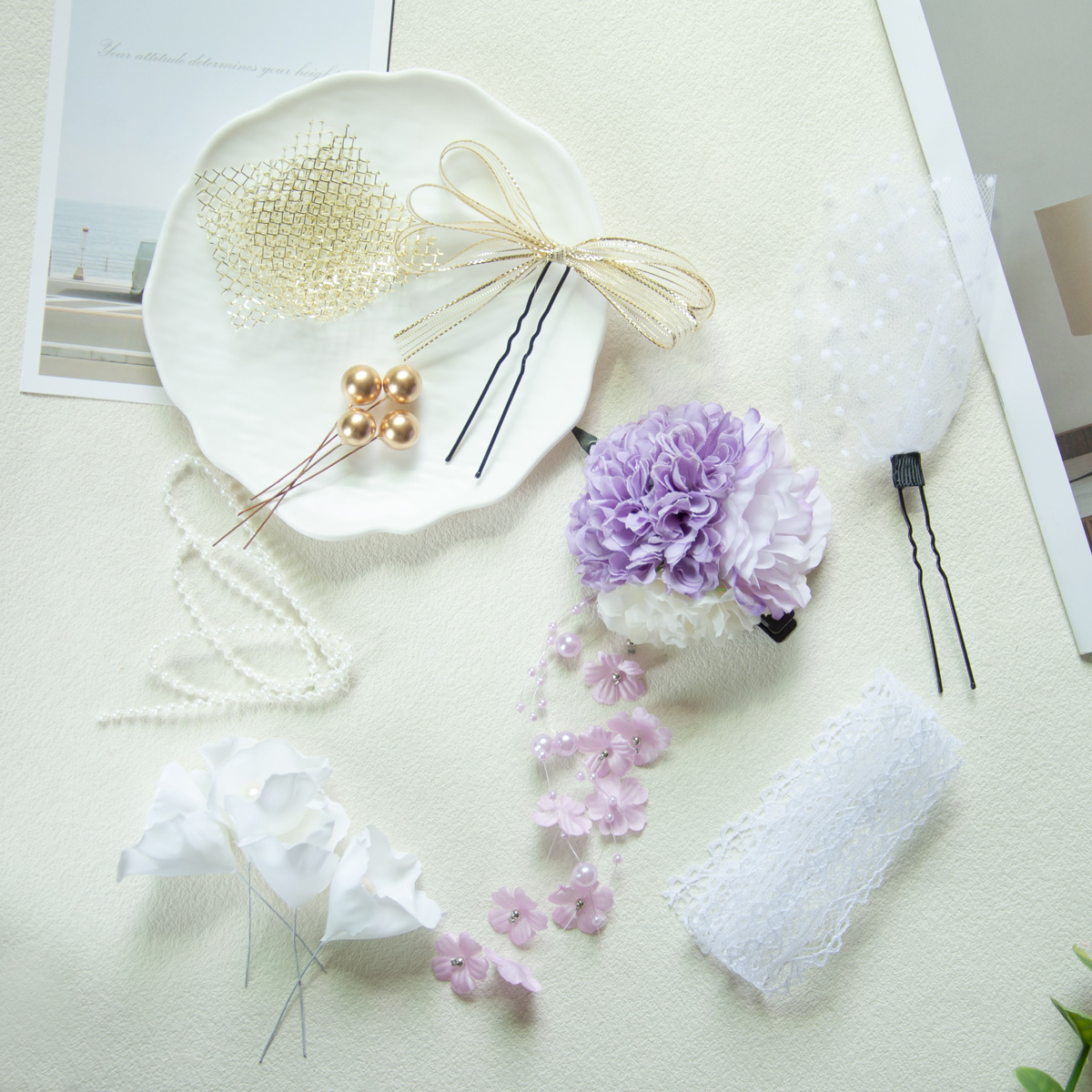 Conjunto de Acessórios de Cabe - Women'S Kimono Accessories avaliação e preço