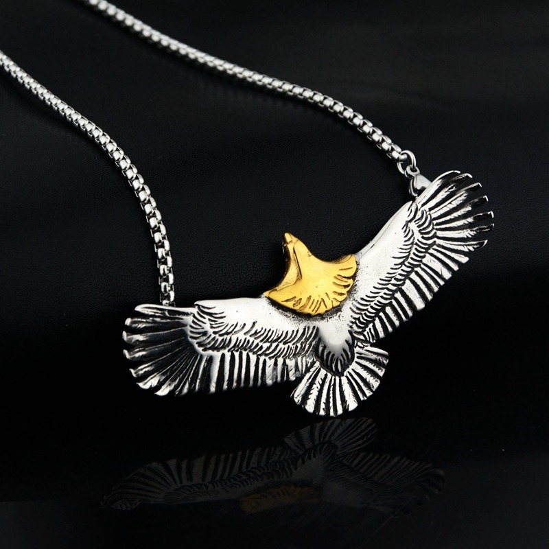 Moda águia pingente de prata 9 - Women'S Eagles Accessories avaliação e preço