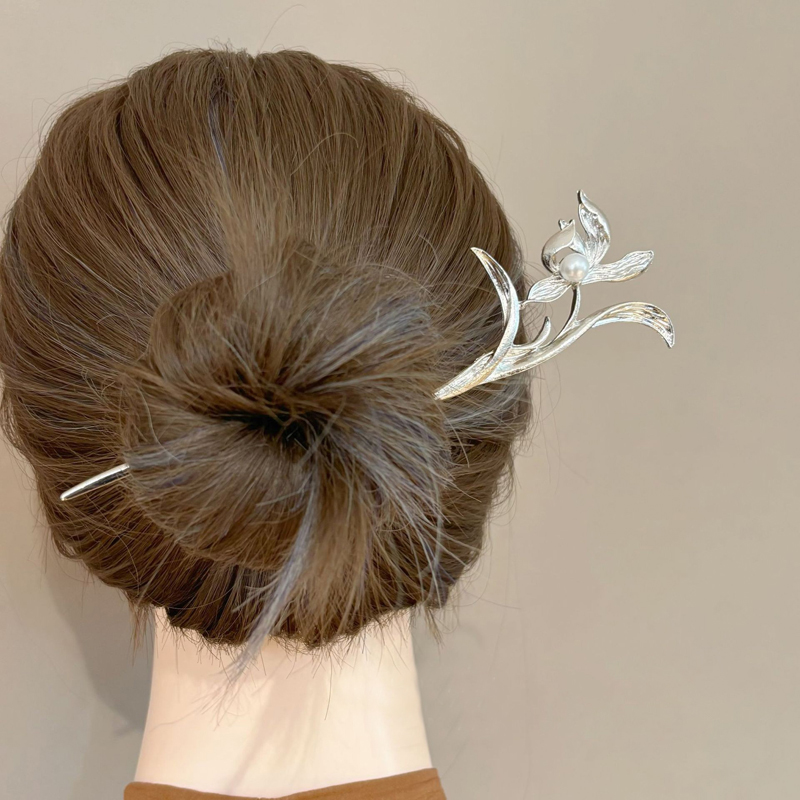 Novo estilo chinês prata orquí - Women'S Formal Accessories avaliação e preço