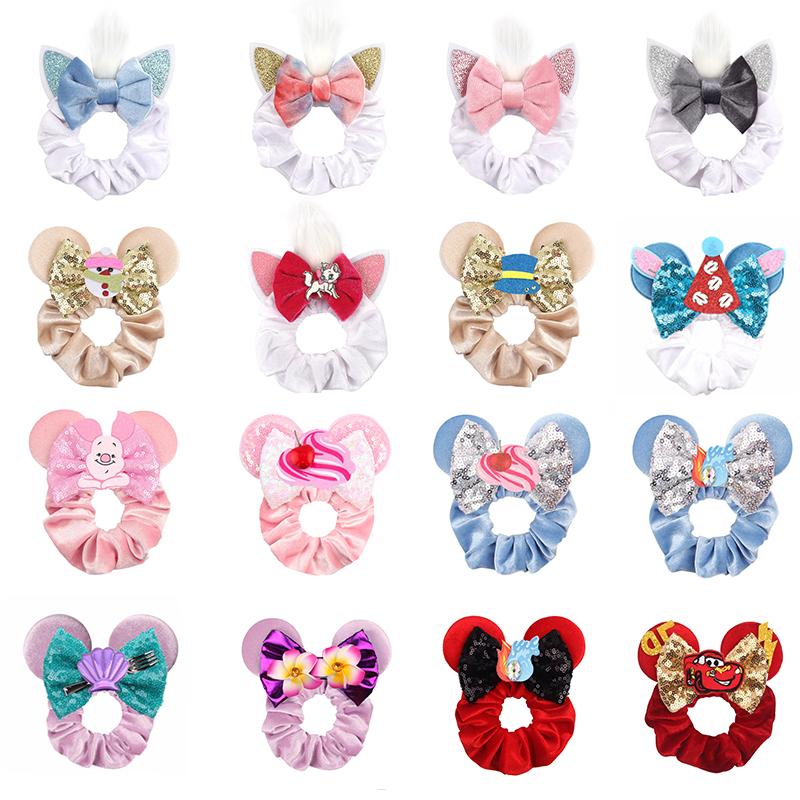 Novo mouse orelhas veludo scru - Hair Tie Velvet avaliação e preço