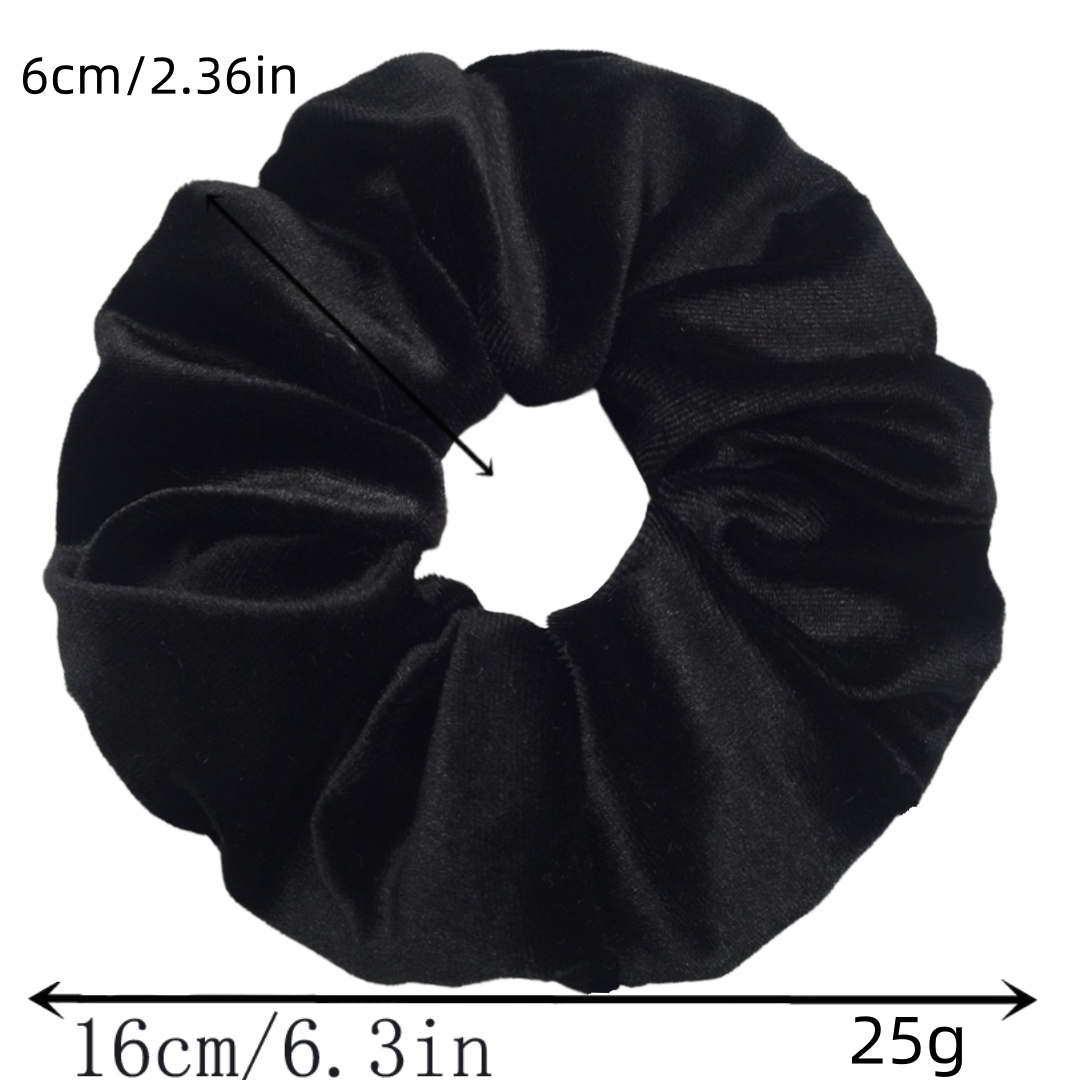 16cm Fashion Oversized Velvet  - Hair Tie Velvet avaliação e preço