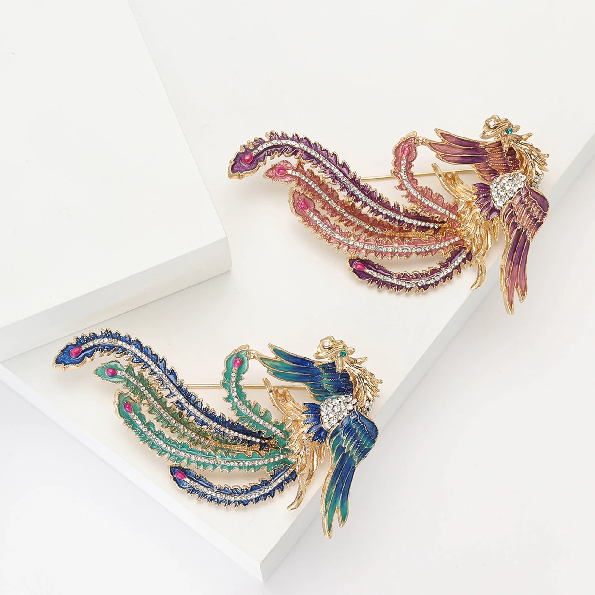 Broches de strass phoenix para - Women'S Accessories Categories avaliação e preço